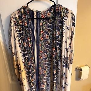 Floral cardigan